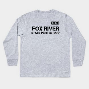 Fox River State Penitentiary Kids Long Sleeve T-Shirt